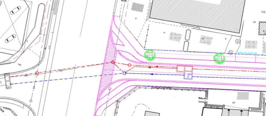 1 Ter hoogte van kruispunt N70: knijpconstructie + pompstation in tijdelijke toestand Knijpconstructie om regenwater maximaal te bufferen in regenwaterleiding Pompstation om in deze fase water op te