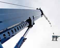 masten zorgen voor de maximale stabiliteit bij de trek- en duwkrachten Het ontbreken van lasnaden op ontoegankelijke plaatsen garandeert de laagste onderhoudskosten Gesloten profiel voorkomt het