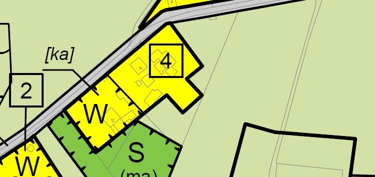 Op basis van de verleende vergunningen voor de vier woningen is de juiste aanduiding opgenomen. Het betreft de woningen Ganzekooisweg 12, 14, 14a en 14b te Diepenveen.