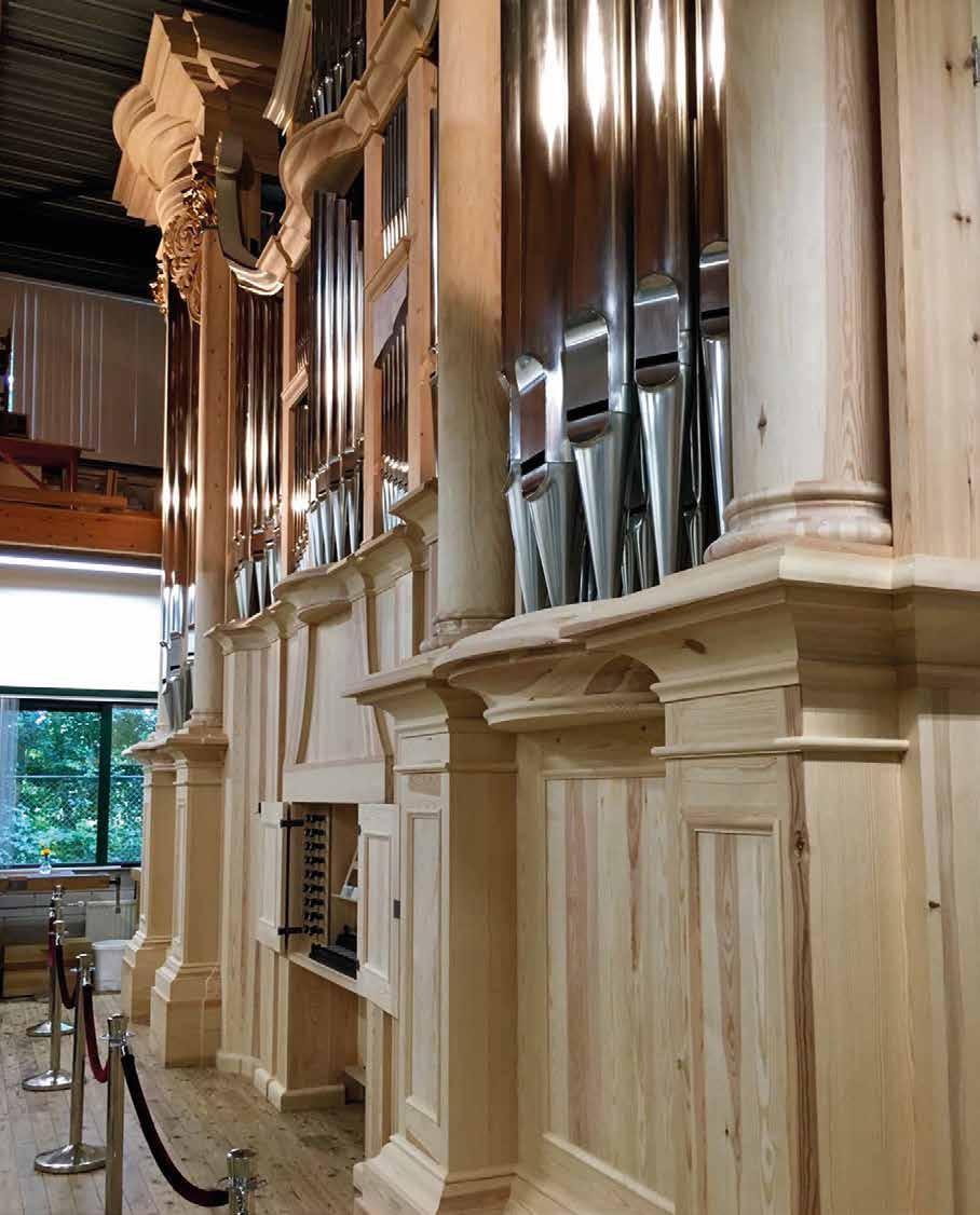 24 nummer 23 voorjaar 2018 Timbres Timbres nummer 23 voorjaar 2018 25 Het nieuwe orgel zoals het in de werkplaats van Elbertse Orgelmakers in Soest stond - als middelpunt van het feest op 16 juni