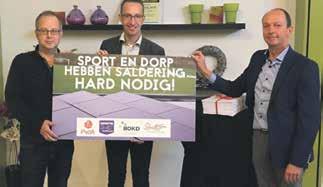 29 Dinsdag 6 november 2018 Peter Zwiers uit 2e Exloërmond ging in op de dreigende negatieve effecten van het afschaffen van de salderingsregeling 300 Sportverenigingen en dorpshuizen in actie voor