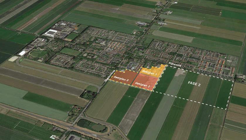 Inleiding Afbeelding.1.1: luchtfoto met ligging plangebied rood omlijnd (bron: Google Maps) 1.