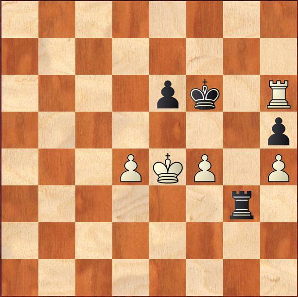 Ta7) MH: [Hier lijkt 47. e4! te winnen voor wit. 47... Kf6 [Zwart kan ook meteen 47... Tb3+ spelen, maar dat is slechts zetverwisseling na 48. Kg2] 48.