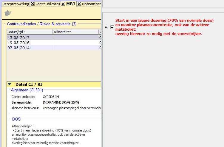 Pharmacom melding Imipramine