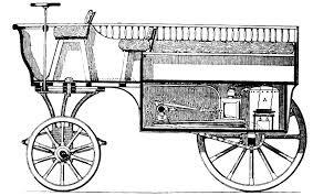 Dion Bouton stoomauto (1884) In 1860 bouwde Lenoir in Frankrijk een atmosferische tweetakt gasmotor en plaatste die als aandrijfbron op een koets en noemde de combinatie een Hippomobile.