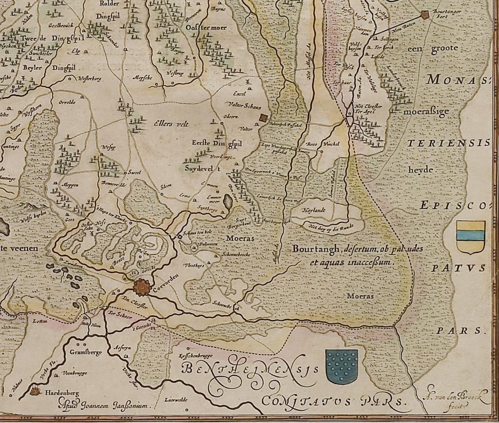 Op deze en de volgende pagina s vindt u details van kaarten met het gebied Zuidoost Drenthe als uitsnede. De kaarten zijn in volgorde van ouderdom.