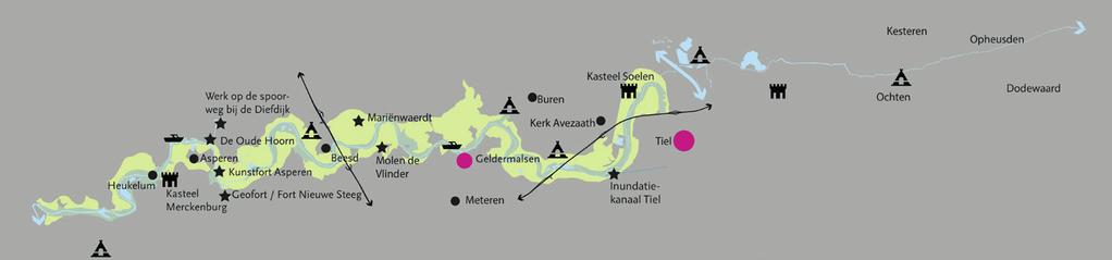Intermezzo: recreatieve kansen aansluitend op de landschappelijke kenmerken van de rivierzones en de Nieuwe Hollandse Waterlinie Kansen langs de en Lek: Hergebruik van bijzondere cultuurhistorische