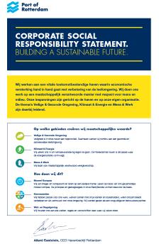 CSR statement over