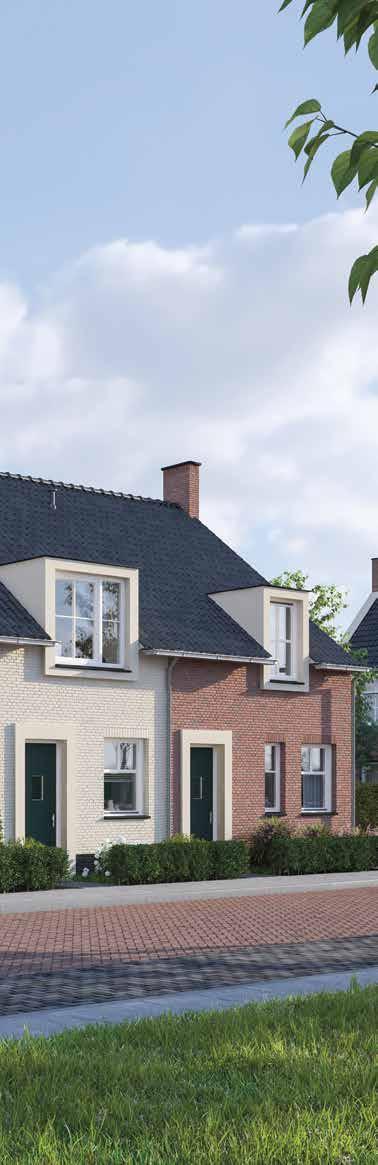 Type De Loofaert Type Plaets Hoek- en rijwoning KENMERKEN type De Loofaert: 4 hoekwoningen met een inhoud van 417-437 m³; Het perceeloppervlak is 127 t/m 202 m²; type Plaets: 4 rijwoningen met een