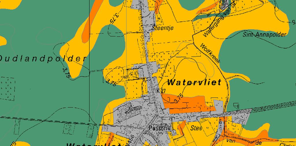 RUP 'Zonevreemde woningen in ruimtelijk kwetsbaar gebied' te Sint-Laureins Bodemkaart - deelgebied 2: woning 7 t.e.m. 12 7 8 9 10 12 11 Legende zonevreemde woningen 01. Antropogeen 03. Nat zand 04.