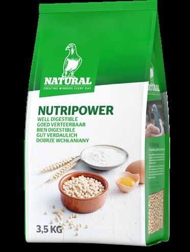 Natural Nutripower Een evenwichtig, gemakkelijk verteerbaar voedingssupplement met een hoge energiewaarde Dankzij de zorgvuldig uitgebalanceerde samenstelling is Natural Nutripower bijzonder geschikt