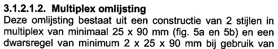 De roosteropening wordt omringd door een schuimvormend product Interdens P 015 (sectie: 40/50 x 1 mm).