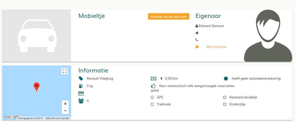 2.3 mijn deelauto( s) Bij de tab mijn deelauto( s), vind je meer info over de deelauto s die je gebruikt onder gedeeld met mij : Vind je geen deelwagens onder gedeeld met mij?