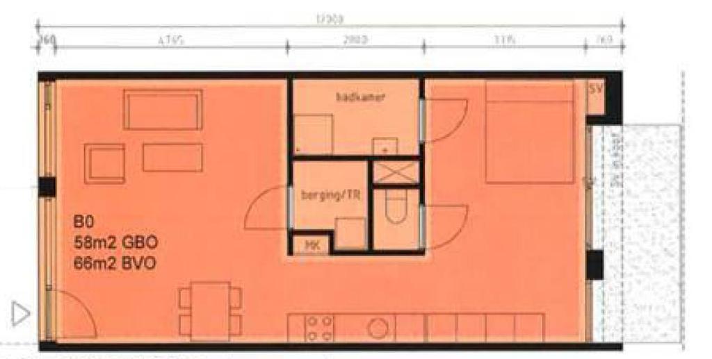 APPARTEMENTEN INVESTERING: 130.800 Toelichting gebouwtype Dit betreft een concept woning van Hurks ter grootte van 66 m 2.