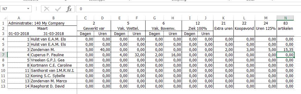 Excel Periode-Import (EPI) De