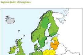 Territorial Cohesion Regional quality of life Index: we hebben het prima in heel Nederland en in het Waddengebied! (Bron, PBL, 2014) Het Waddengebied ligt centraal in Europa!