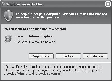 5. Het kan gebeuren dat de Windows Firewall die probeert te blokkeren met een Windows-beveiligingswaarschuwing. Klik in dat geval op <Unblock> om de Webviewer te starten. 6.