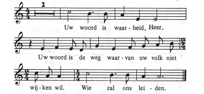 .. Voorzang: Breng ons dan thuis, keer ons tot leven, zoals rivieren in de woestijn die als de regen valt, opnieuw gaan stromen. Wie zaait in droefheid, zal oogsten in vreugde.