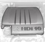 BRANDSTOFTOEVOERSYSTEEM VAN DE DIESELMOTOR HDi 70-motor 1.6 HDi-motor Maak de klemmen van de beschermkap los om de opvoerpomp te kunnen bereiken.