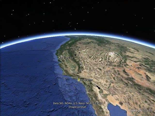 Napa County Distance to Pacific Ocean 36mi / 58km