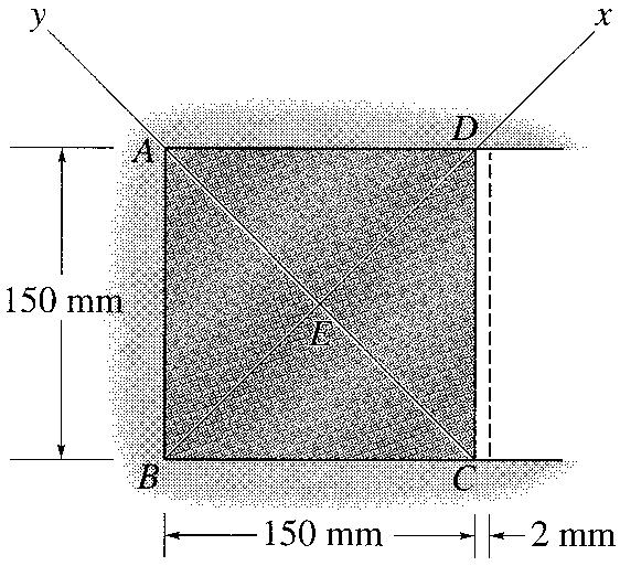 Wet van Hooke 1.27 Een staaf gemaakt van staal heeft de in onderstaande figuur aangegeven afmetingen.