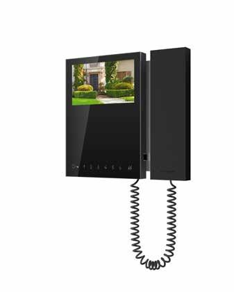 PRODUCTOVERZICHT Mini Video-deurintercom met hoorn, full-duplex met 4,3-inch 16:9