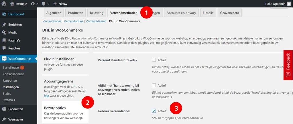 VERZENDZONES INSTELLEN Verstuurt u niet alleen binnen Nederland, of zelfs alleen maar naar ontvangers in het buitenland?