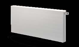 horizontale radiator met een vlakke voorplaat en lichtgebogen zijbekledingen met aangepast bovenrooster design radiator met hoge warmte-afgifte KOS H L 450 1050 1200 H 306 91 322,75 407 122 509 152