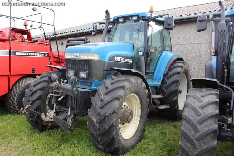 gelijkvormigheidsattest en identificatieverslag 32 1 tractor FORD New Holland 8870 4x4 4000 MTM: 11780 kg, MTM Sleep: 44000 kg, 1e inschrijving: 1999, Teller: