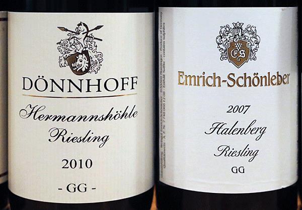 ****(*) Niederhäuser Hermannshöhle Riesling trocken Grosses Gewächs 2010, Weingut H. Dönnhoff, Nahe Dit wijngoed bezit 28 ha wijngaarden en produceert per jaar 180.000 flessen.