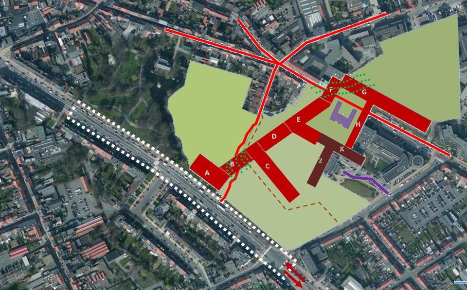 AZ NIKOLAAS : parkziekenhuis op