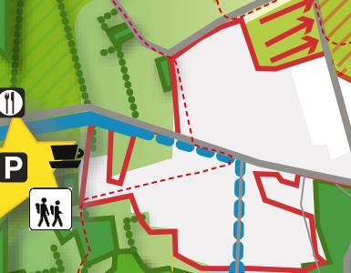 memoblad 4 Afbeelding 3: Visie op hoofdlijnen, Landschapsontwikkeling Rucphen, ligging plangebied paars omcirkeld.