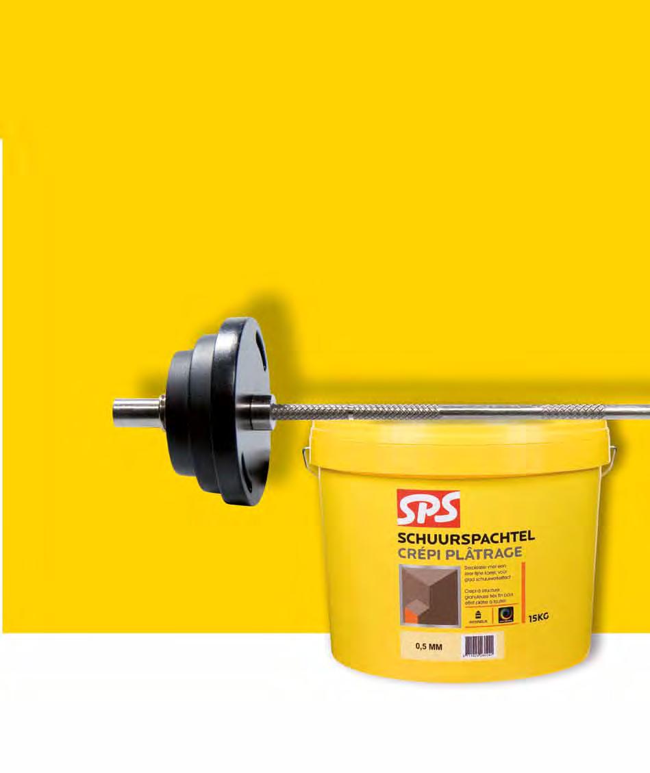 supersterk schuurwerk Met SPS Schuurspachtel werkt u een muur af met een glad schuurwerkeffect, maar dan met de duurzame stootvastheid van sierpleister. Supersterk schuurwerk dus!