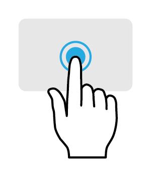 18 - Precisie-touchpad PRECISIE-TOUCHPAD Het touchpad bestuurt de pijl (of 'cursor') op het scherm. Als u met uw vinger over het touchpad beweegt, volgt de cursor de beweging.