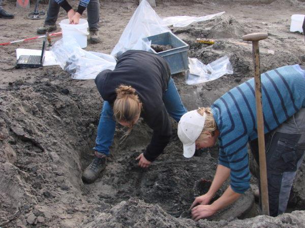 Archeologisch veldwerk Afgelopen zomer hadden vrijwilligers, met Rino Zonneveld uit Castricum als coördinator, het archeologisch onderzoeksbureau Archol geholpen bij de opgravingen in Zuiderloo.