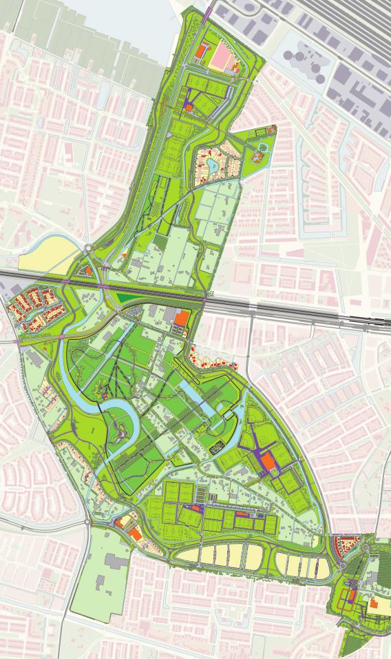 2. Locatie Het Lint Park Noord: pronkkamers aan het park Park Noord Park Zuid is