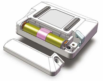 Stap-voor-stap-instructies 2. Verwijder de kap van het batterijvak en haal de batterij eruit. Fig. 6 3. Plaats een nieuwe batterij in het batterijvak. Let daarbij goed op de plus- en de minpool. 4.