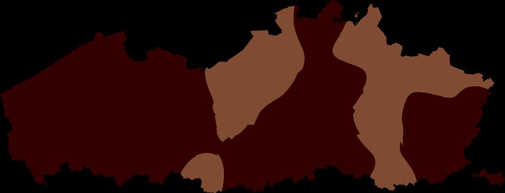 Een beter beeld van de ruimtelijke spreiding van de SPI op 20 juni wordt verkregen door interpolatie van de waarden (figuur 4, respectievelijk SPI-1 en SPI maand).