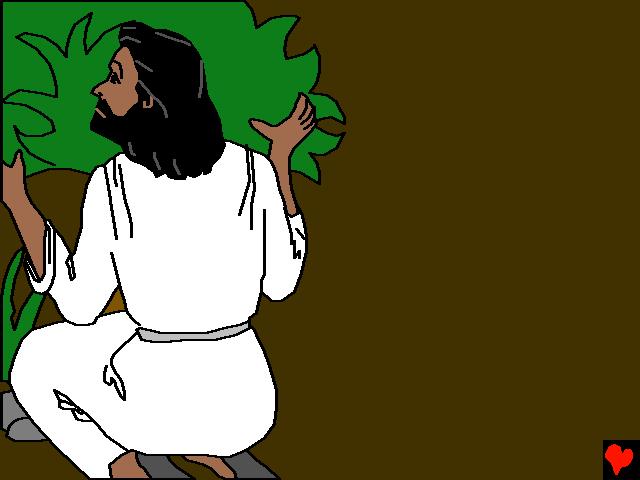 Later die avond ging Jezus bidden in de Tuin van Getsemane. De apostelen die bij Hem waren, vielen in slaap.