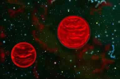 Dergelijke rondzwervende, moedersterloze planeten noemen we in het Engels rogue planets. In 2015 werd een paar van dergelijke planeten ontdekt: een rogue double planet!