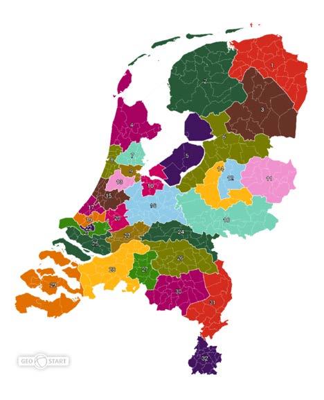 Regionale taskforces zijn in acht regio s van start Deelnemende regio 1. Friesland 2. Utrecht 3. West-Brabant 4. Zuid-Limburg 5. Groningen 6. Zuid Holland Noord 7. Midden-Brabant 8.