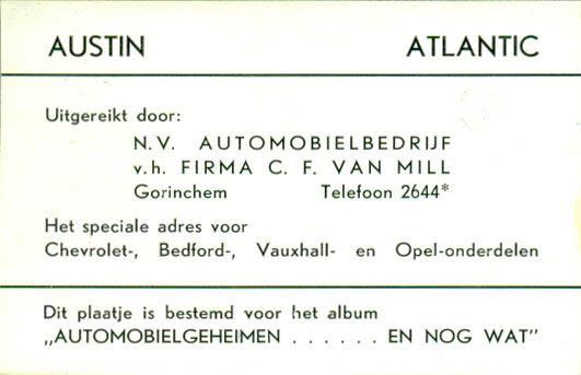 Ten Hoeve en Van Mill hebben daarbij ook de voettekst met o.a. de prijs van het album (van ƒ 3,50 naar ƒ 2,50) laten aanpassen.