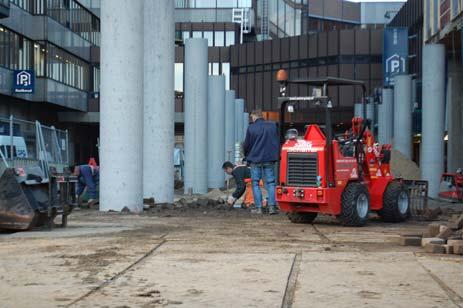 Stationstraat (overbouwing en verbouwing Singelborch) Op 27 september 2010 is de uitgifteovereenkomst voor de Stationsstraat met Corio getekend. De verbouwing van Singelborch verloopt voorspoedig.