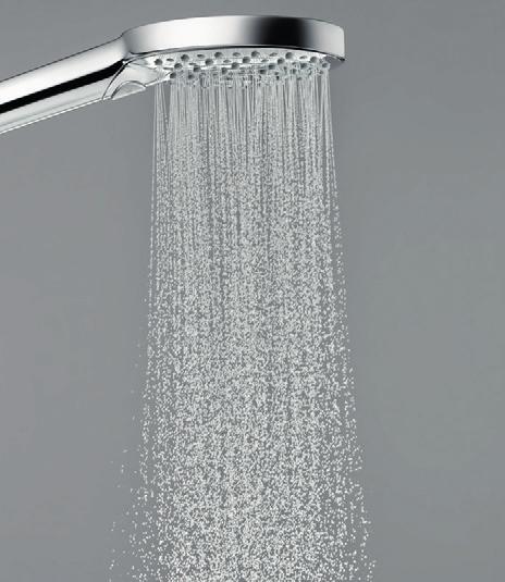 ly/hansgrohepowderrain Whirl Rain: een krachtige, verfrissende straal voor meer vitaliteit en om de haren mee te wassen.