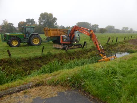 landbouwgebied één of tweemaal per jaar