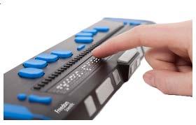 Focus 80 Blue Freedom Scientific Brailleleesregel met 40 braillecellen en brailletoetsenbord Uitgebreide set commando- en navigatietoetsen PC-Verbinding via Bluetooth of USB Compatibel met JAWS,