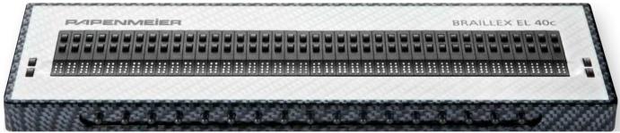 Braillex EL 40c Papenmeier Brailleleesregel met 40 braillecellen met regelbare druk Eenvoudige, ergonomische bediening  p.
