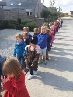 TWEEDE & DERDE KLEUTERKLAS Fietsparcours op onze school!