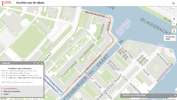 Dit fietspad is de ontsluiting voor een groot aantal bergingen van onder meer de Ravenwerf.