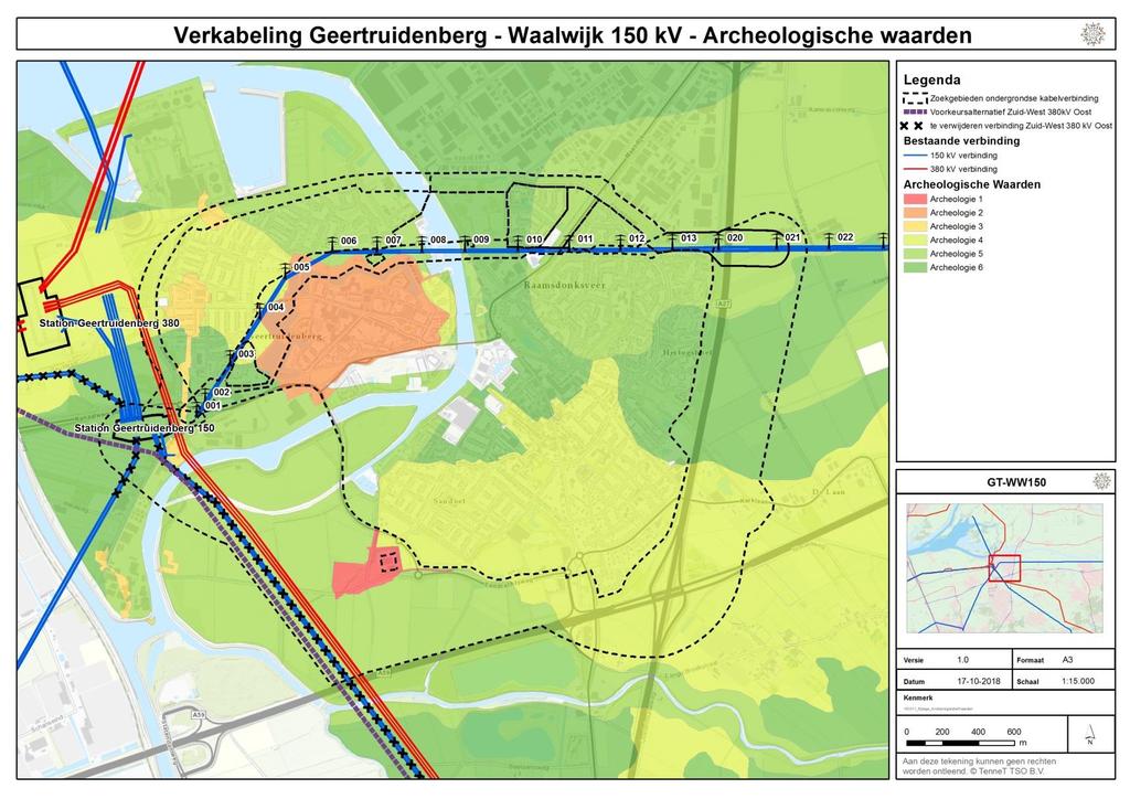 Bijlage 7 : Kaart Archeologische